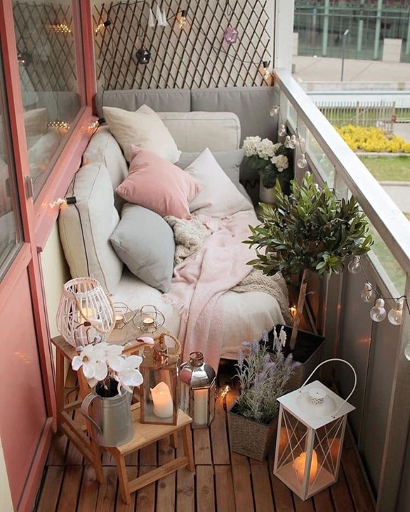 25 idées pour faire un petit coin sympa sur son balcon 18