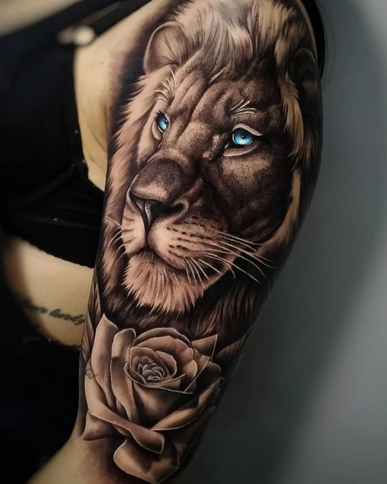 100 top idées de tatouages lion 18