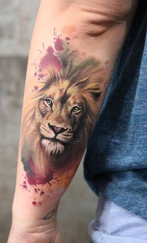 100 top idées de tatouages lion 27