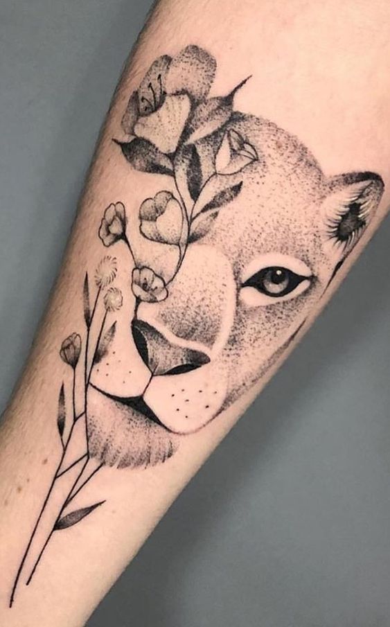 100 top idées de tatouages lion 33