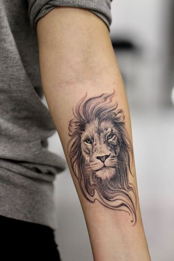 100 top idées de tatouages lion 38
