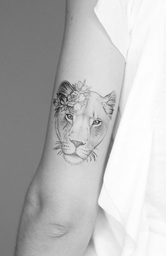 100 top idées de tatouages lion 46