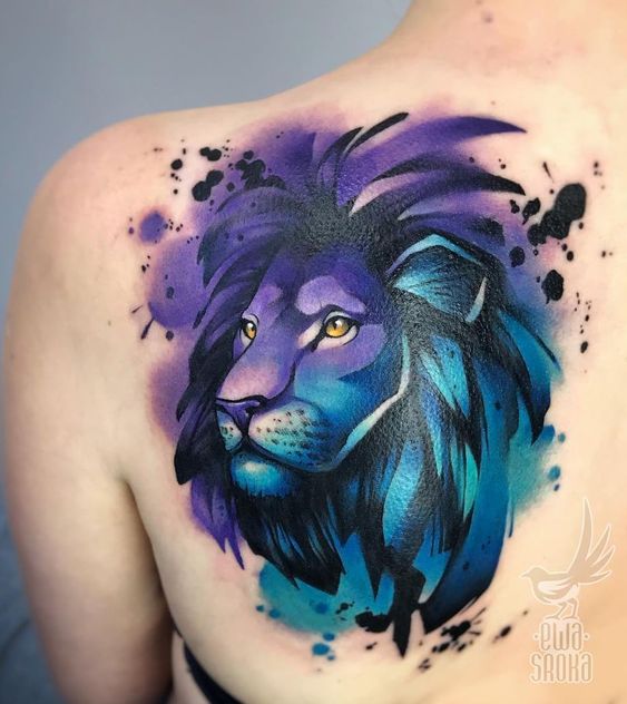 100 top idées de tatouages lion 48