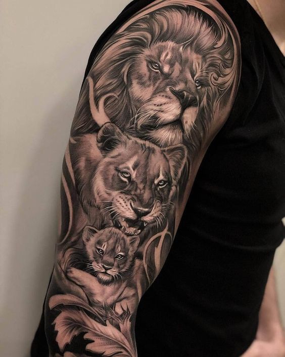 100 top idées de tatouages lion 62