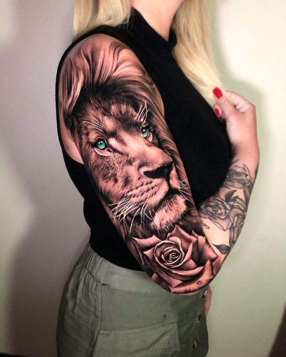 100 top idées de tatouages lion 68