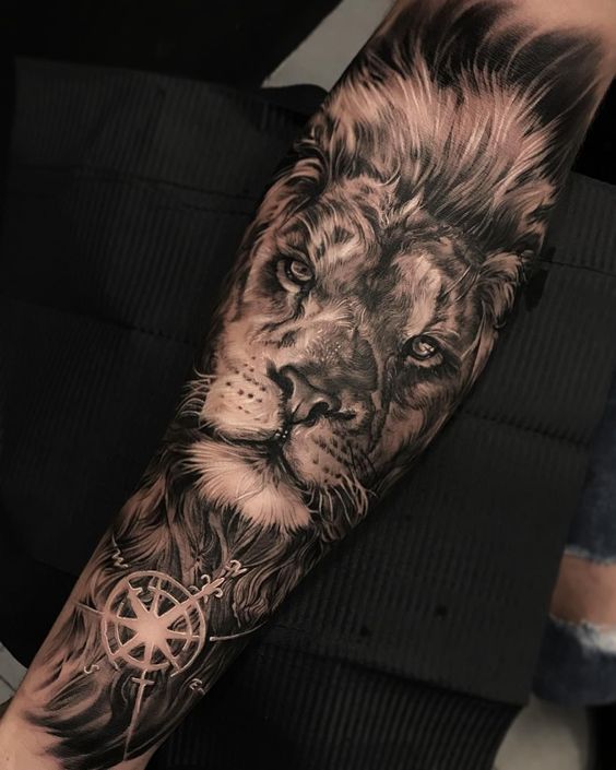 100 top idées de tatouages lion 69