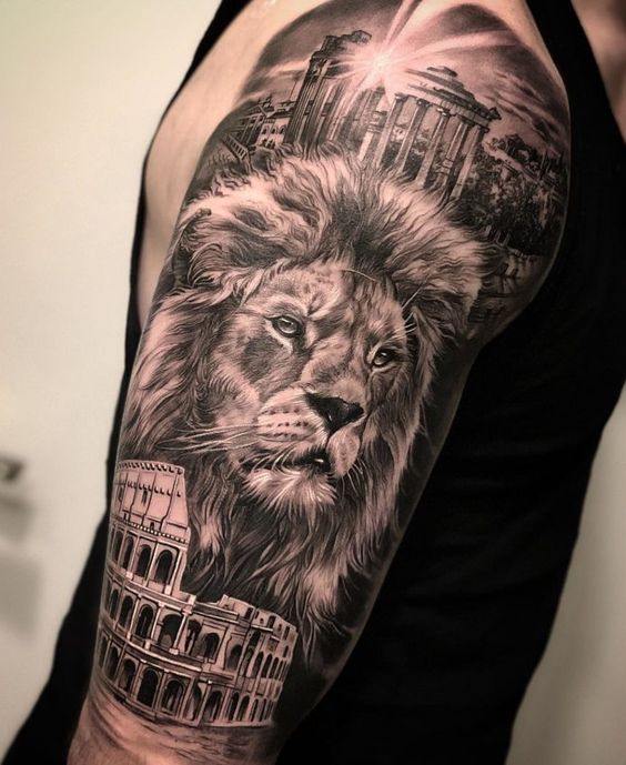 100 top idées de tatouages lion 72