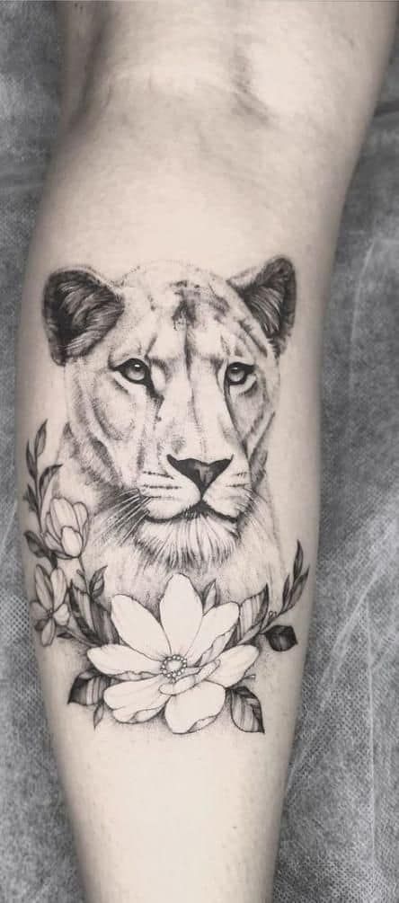 100 top idées de tatouages lion 73