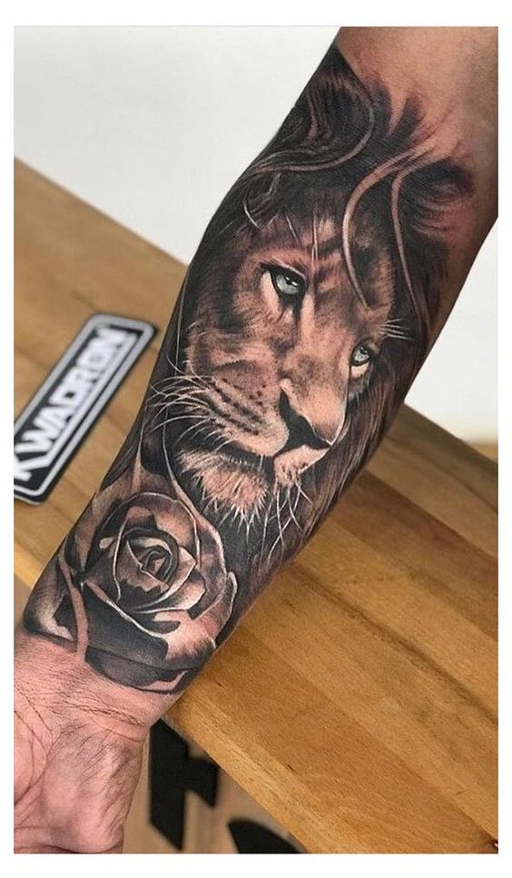 100 top idées de tatouages lion 8