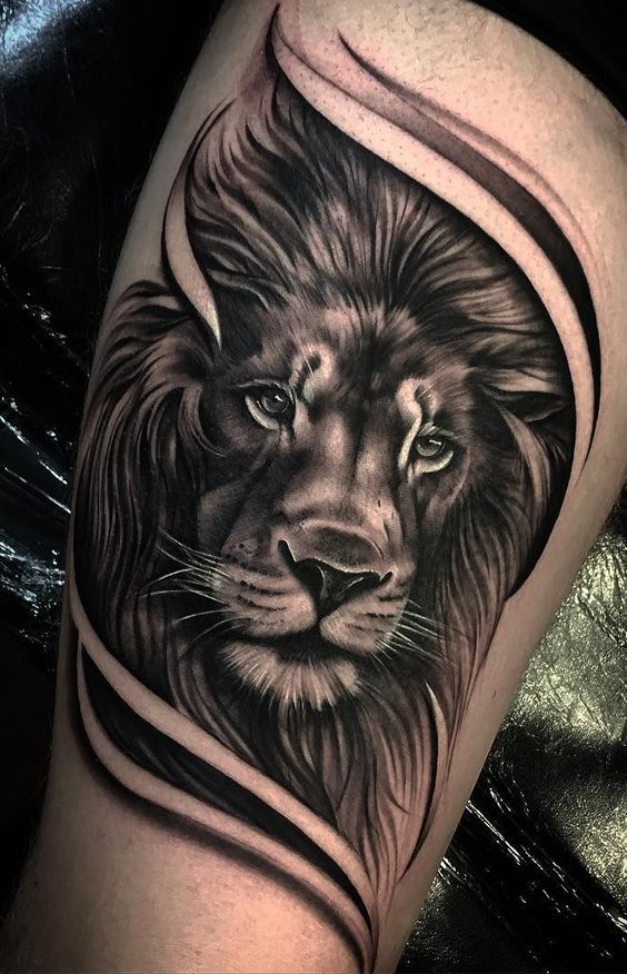 100 top idées de tatouages lion 87