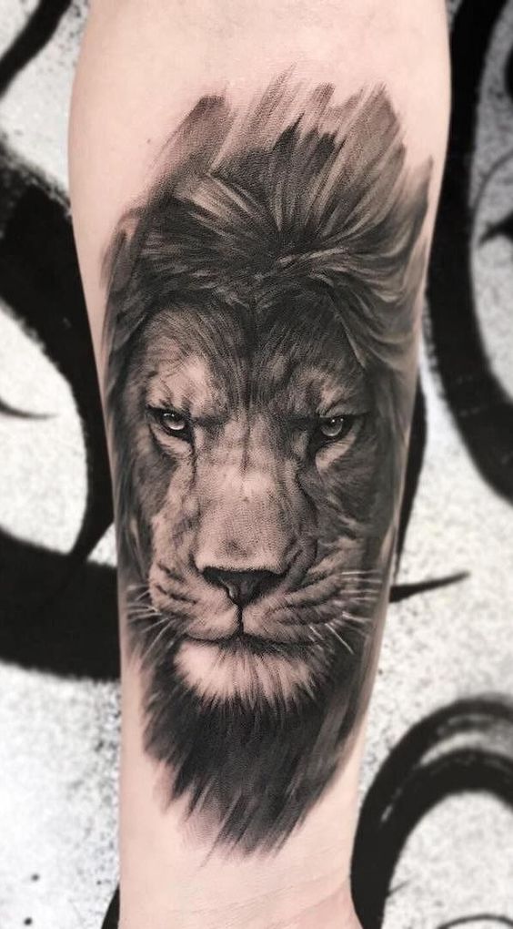 100 top idées de tatouages lion 99