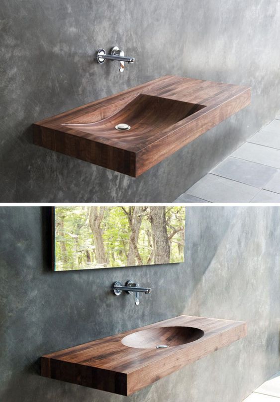 47 top idées de lavabos en bois pour s'inspirer 7