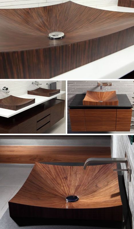 47 top idées de lavabos en bois pour s'inspirer 12