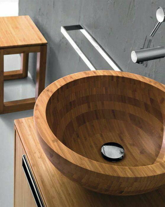 47 top idées de lavabos en bois pour s'inspirer 20