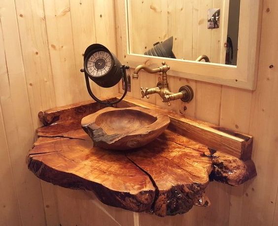 47 top idées de lavabos en bois pour s'inspirer 22