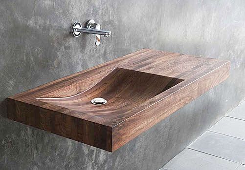 47 top idées de lavabos en bois pour s'inspirer 33