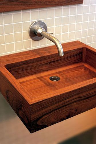 47 top idées de lavabos en bois pour s'inspirer 36