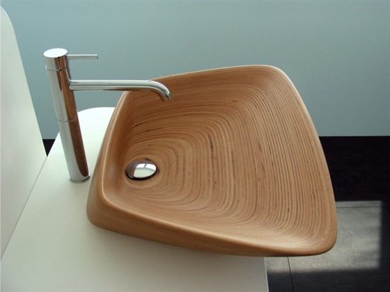 47 top idées de lavabos en bois pour s'inspirer 38