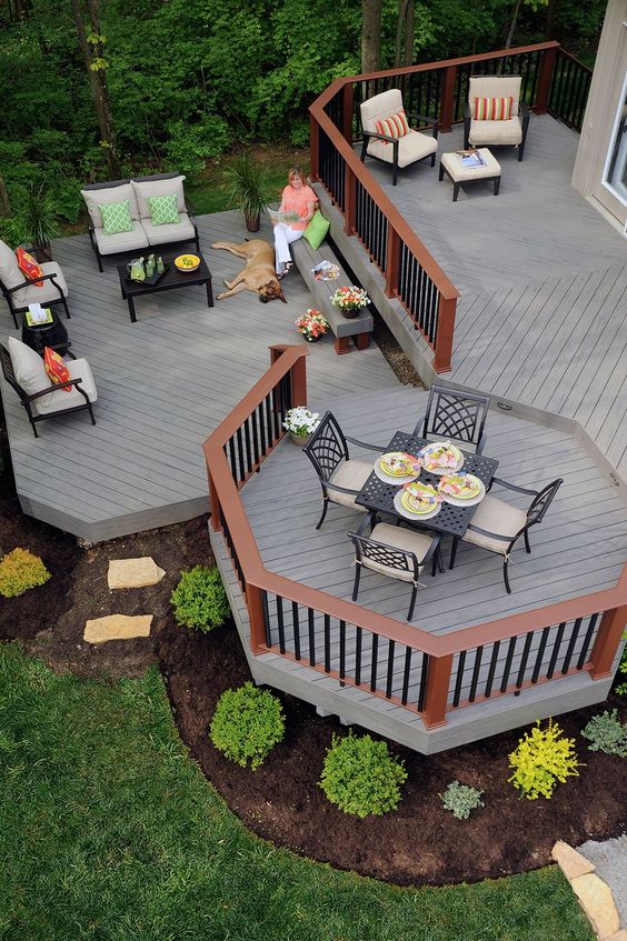 46 conceptions de terrasses en bois pour vous inspirer 6
