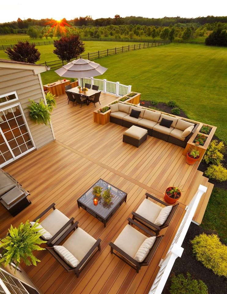 46 conceptions de terrasses en bois pour vous inspirer 37
