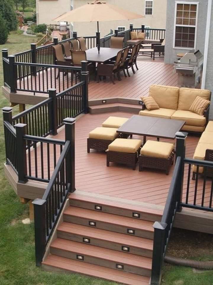 46 conceptions de terrasses en bois pour vous inspirer 42