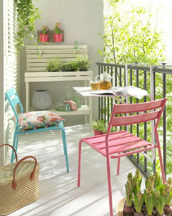 27 idées géniales pour aménager un petit balcon 14