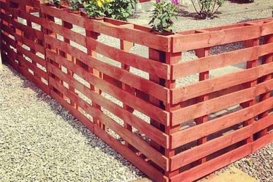 32 top idées de barrières & clôtures en palettes 2
