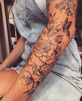110 top idées de tatouages avant bras pour femme 1