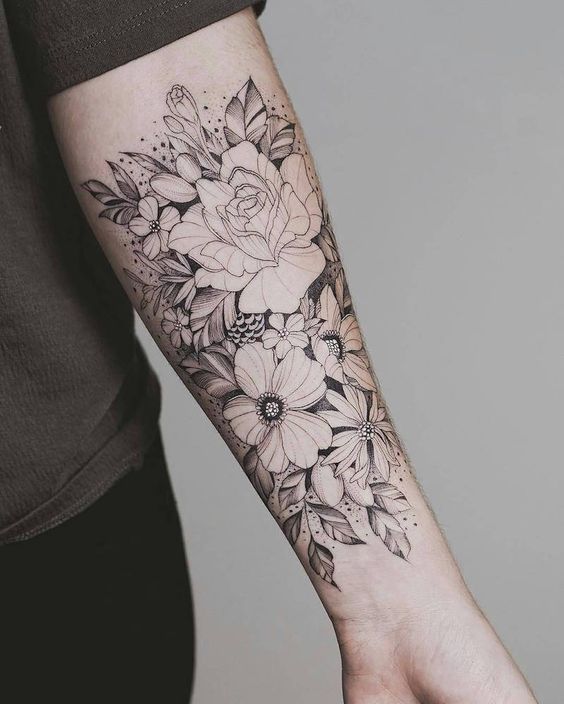 110 top idées de tatouages avant bras pour femme 66