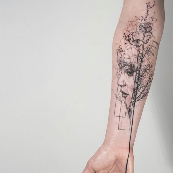 110 top idées de tatouages avant bras pour femme 94