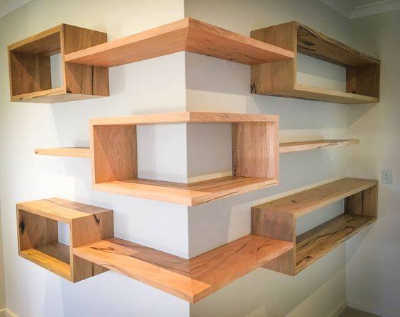 Les 100 plus belles idées d'étagères en bois 2