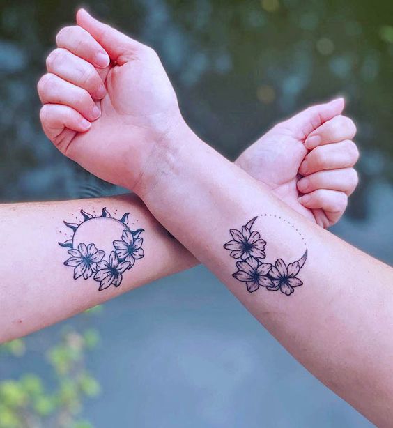 71 top idées de tatouages mère fille 69