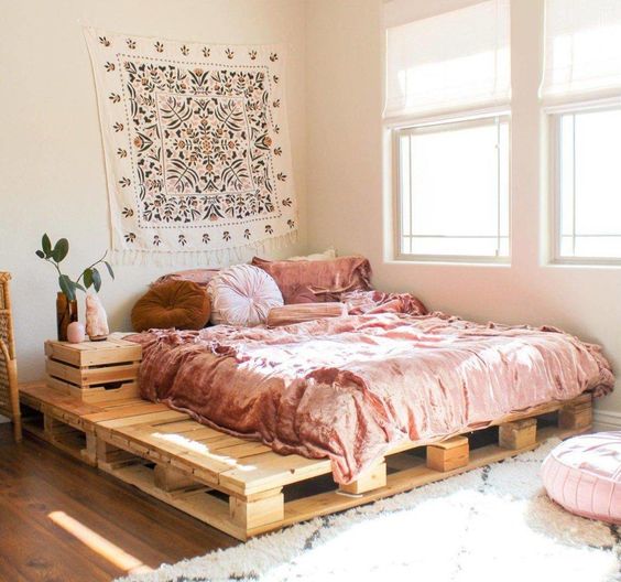 56 idées de lits en palettes à faire soi-même 30
