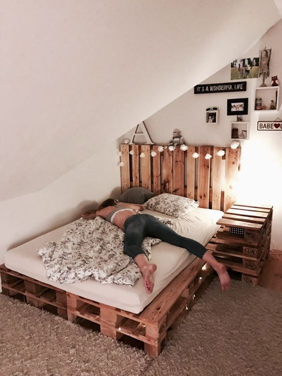 56 idées de lits en palettes à faire soi-même 45