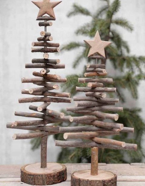 100 top idées de sapins de Noël en bois 17