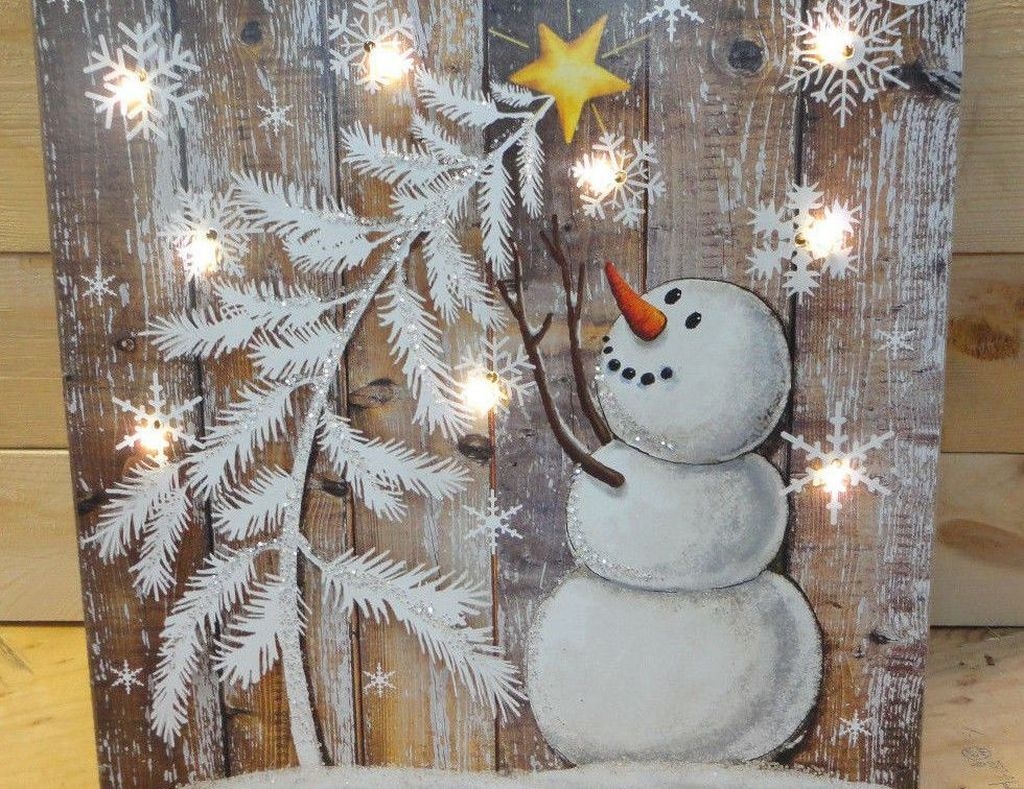 50 top idées de décorations de Noël bonhomme de neige 23