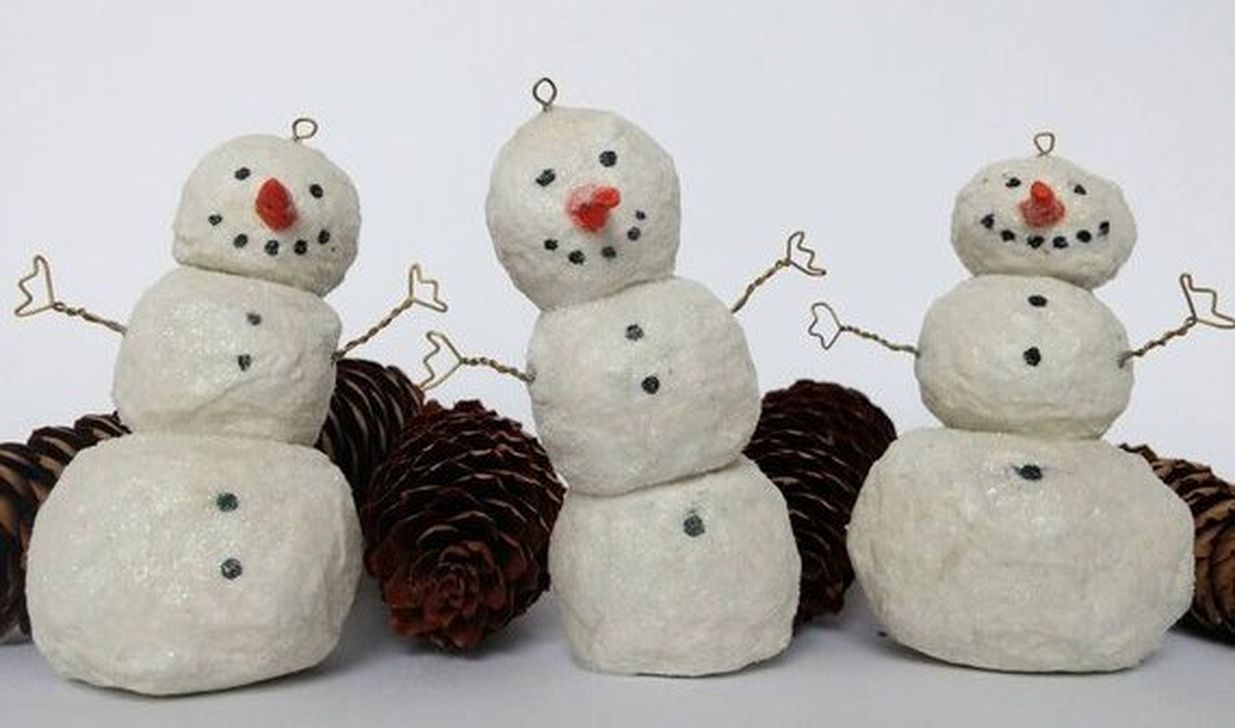 50 top idées de décorations de Noël bonhomme de neige 41