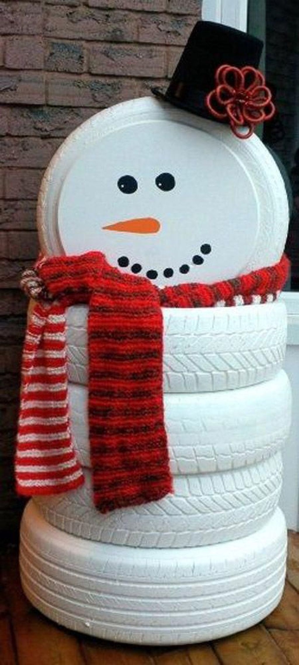 50 top idées de décorations de Noël bonhomme de neige 45