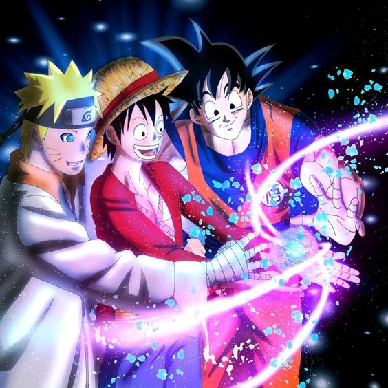Goku, naruto y Luffy  Dessin manga, Fond d'ecran dessin, Coloriage manga