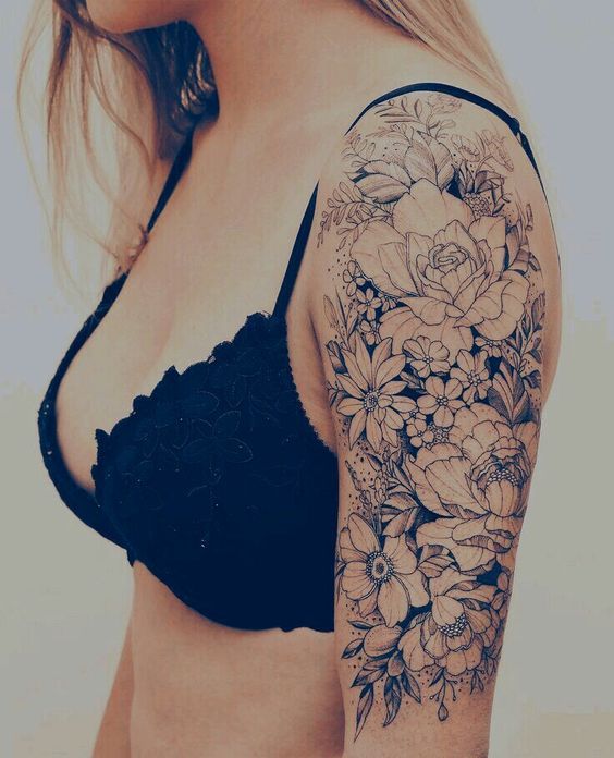 47 belles idées de tatouages bras pour femmes 10