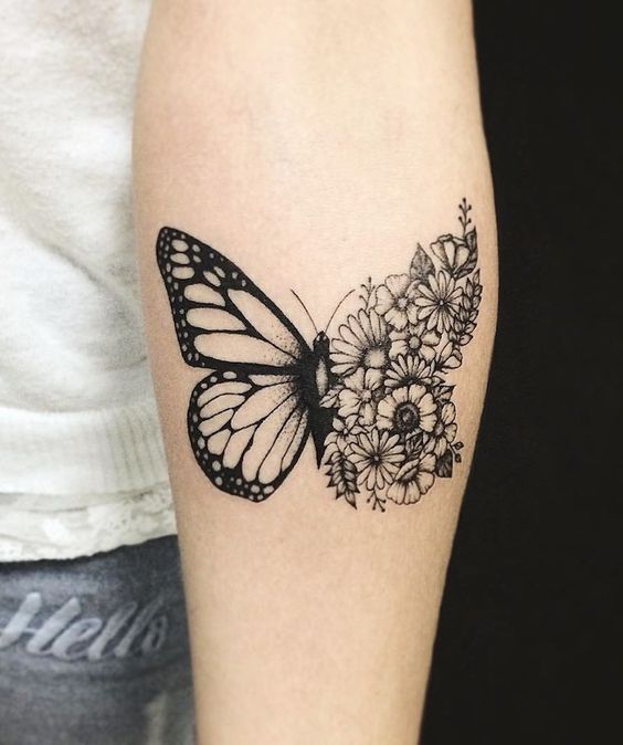 47 belles idées de tatouages bras pour femmes 14