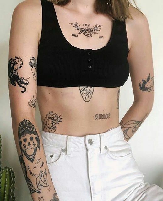 47 belles idées de tatouages bras pour femmes 44