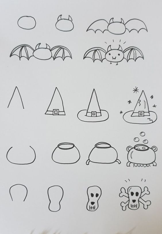 32 idées de dessins de citrouilles d'halloween 4