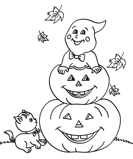 32 idées de dessins de citrouilles d'halloween 8