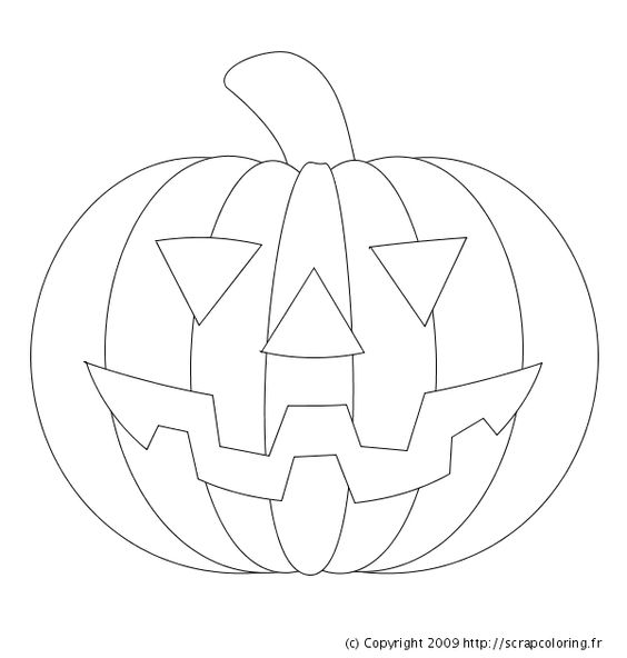 32 idées de dessins de citrouilles d'halloween 11