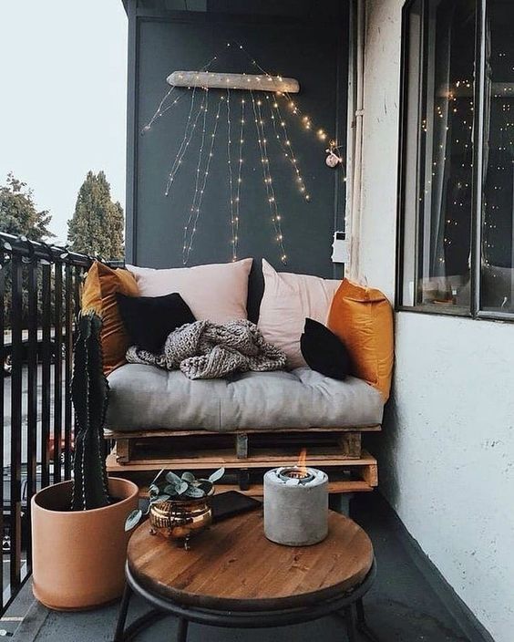50 top idées pour décorer un balcon avec des palettes 39