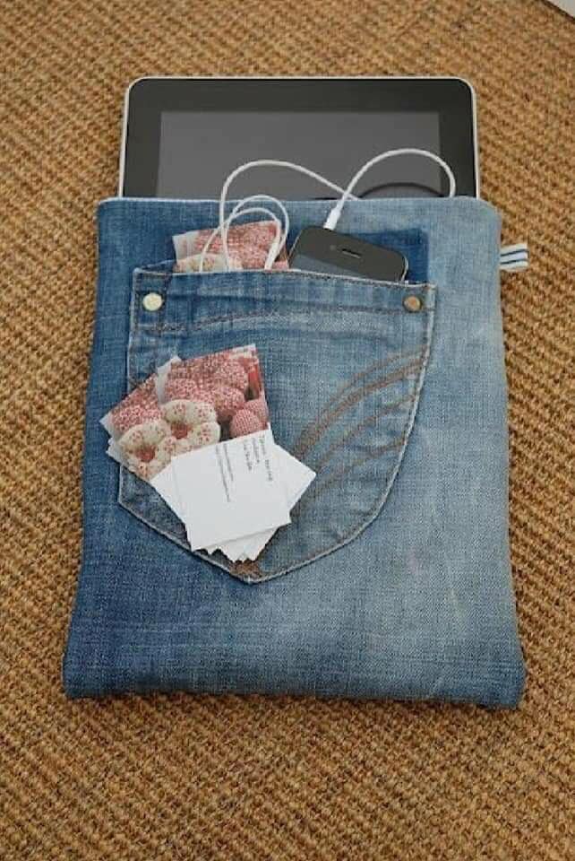 100 top idées pour recycler les vieux jeans 44