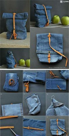 100 top idées pour recycler les vieux jeans 112