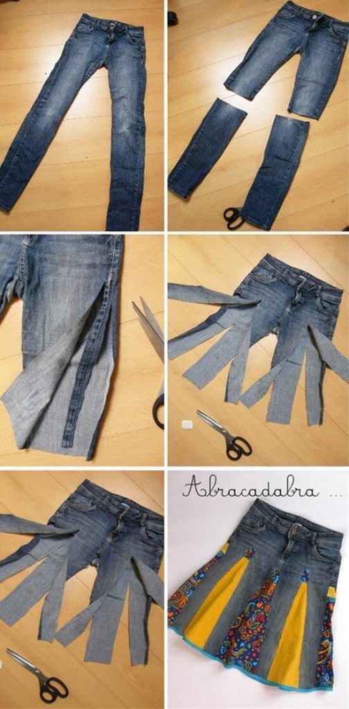 100 top idées pour recycler les vieux jeans 150