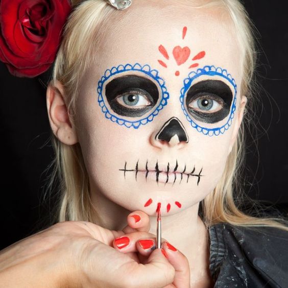 100 maquillages d'halloween faciles pour les enfants 23